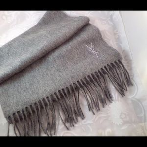 NEW Yves Saint Laurent YSL wool/cashmere scarf